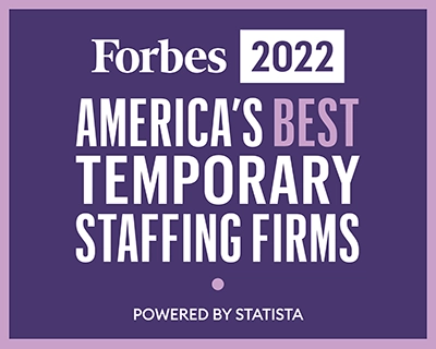 Forbes 2022 America's Best Temporary Staffing Firms