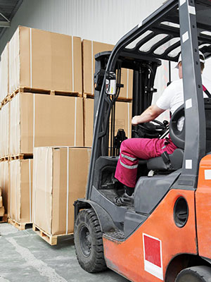 Forklift stable stacking